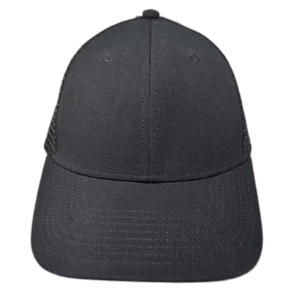 MiiR Trucker Hat Black Snapback OS Mesh Back Recycled Polyester Blank Plain